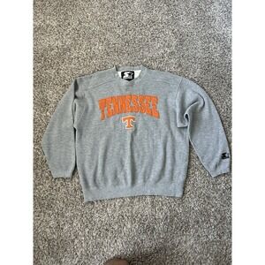 Vintage Tennessee Volunteers Starter Sweatshirt Men's M Gray Orange Crewneck